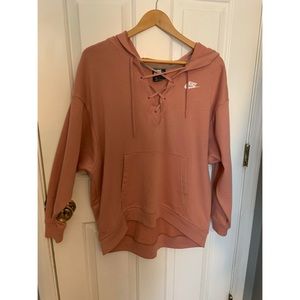 NIKE - Pink Sweatshirt Dress